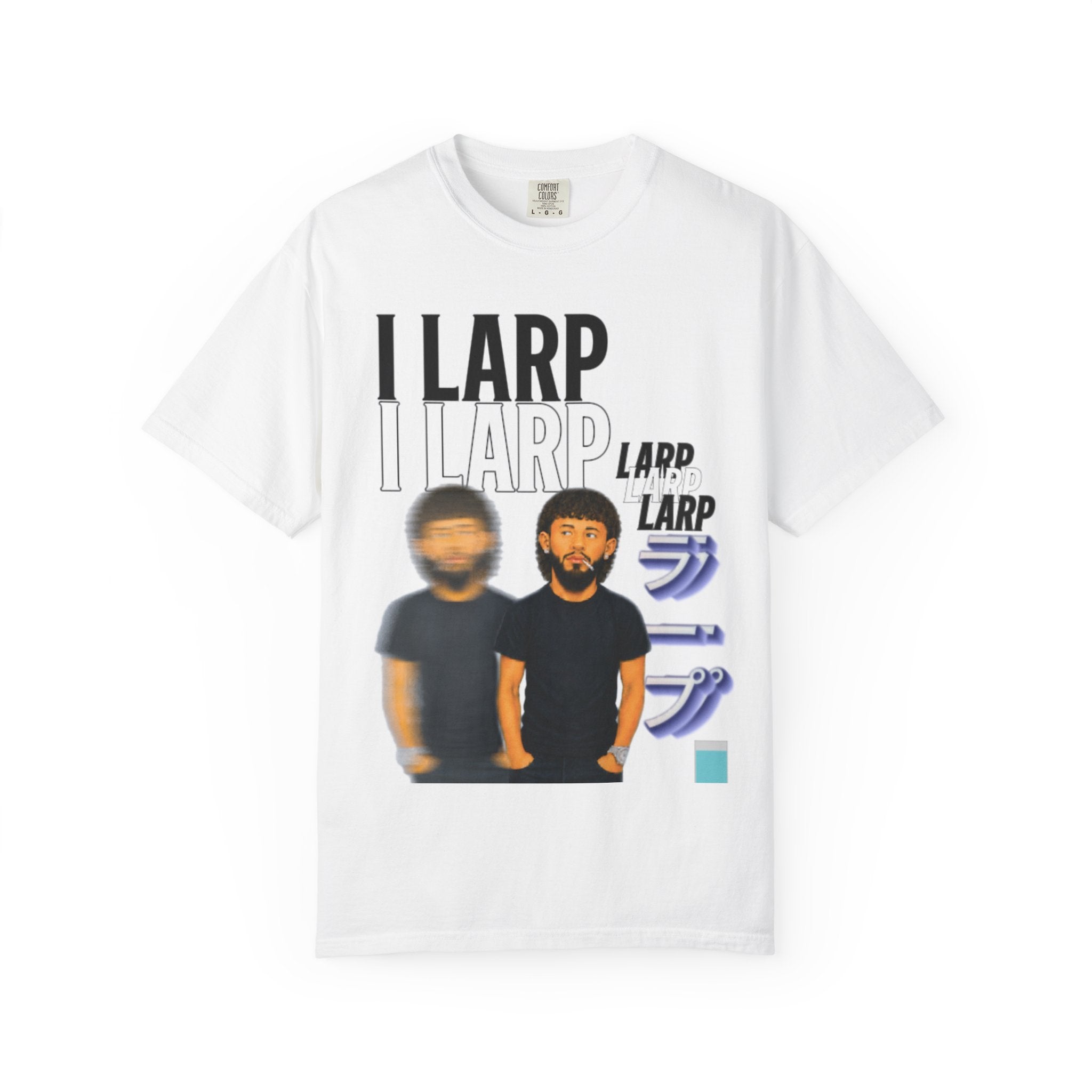 I LARP Graphic Tee | LARP Text and Characters Shirt