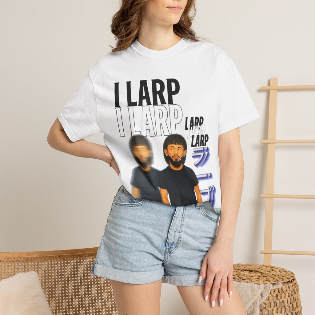 I LARP Graphic Tee | LARP Text and Characters Shirt