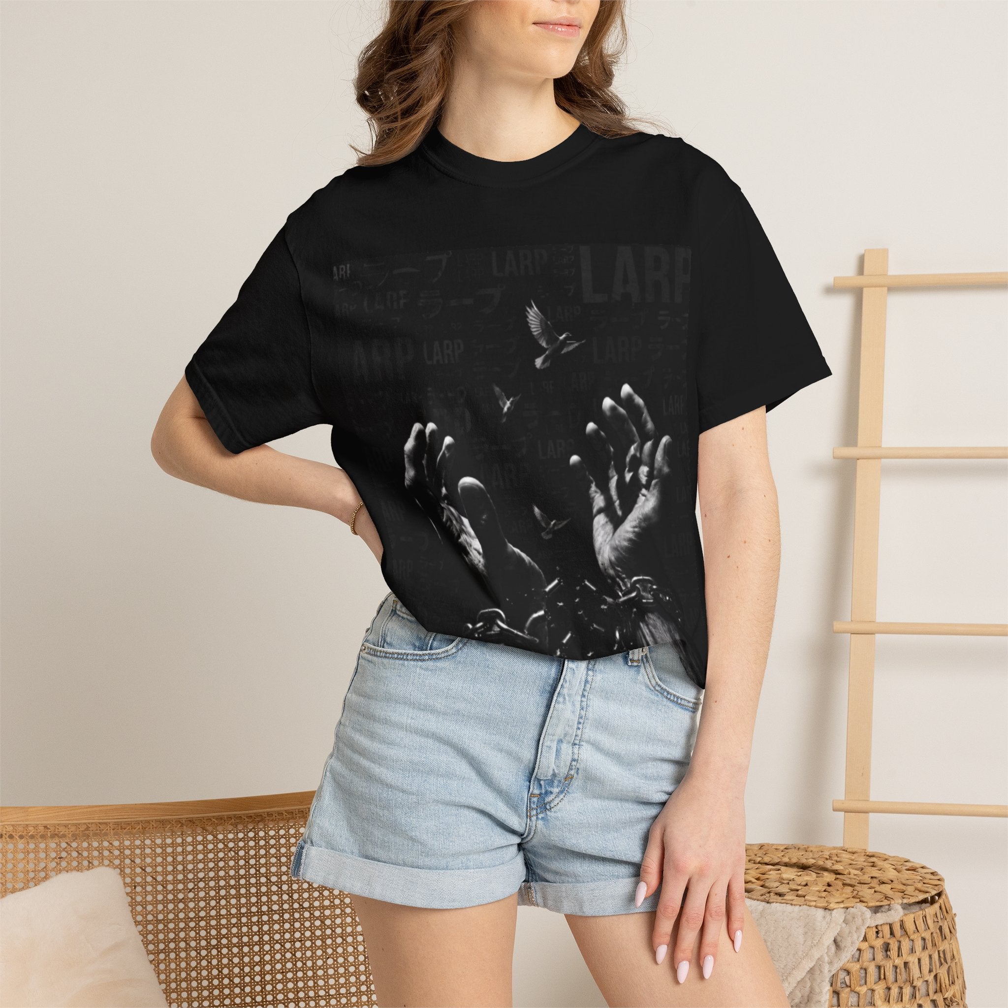 Black Larping T